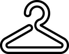 Hanger Tool Line Outline Svg Vector, Free Vectors File